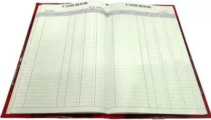 ABD Cash Book Bank Column Register 70 GSM Ledger Paper Size - 34 x 21.5 cm 150 1-Part Register