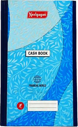NEELGAGAN No.4 Cash Book Ordinary Binding, Register Size 256 Page (19.0cm X 32.0cm) 1-Part Account Books