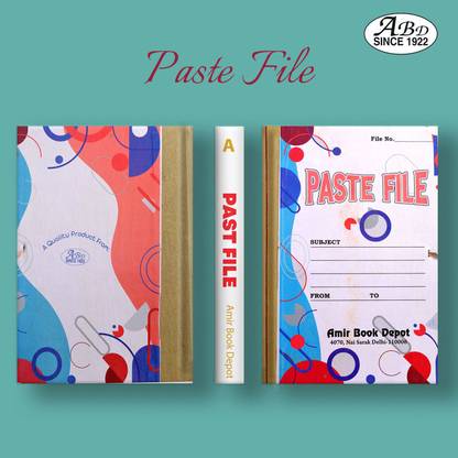 ABD Office Record File Suitable For Office Paper & Document 1-Part Paste file