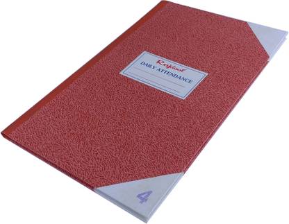 Accounts Daily Attendance No 4 Daily Attendance , 54 Sheets 1-Part Daily Attendance Register