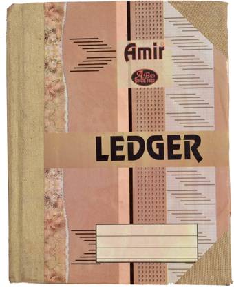 ABD Ledger Account Ledger Small Size - Copy Size - 20x15 cm (100 Pages) Debit Credit Column 1-Part Ledger Small Copy