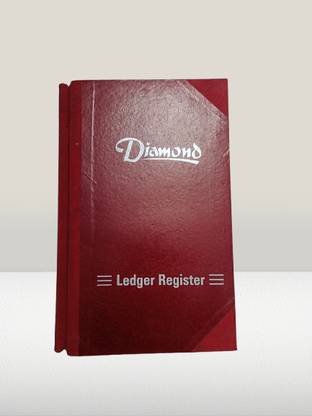 Preha The Smart Choice Ladger Register - Register Size - 33.5 x 21 cm Ledger Paper - Half Canvas Bound with Rexine Cover (310 Pages) 1-Part Record Keeping Books
