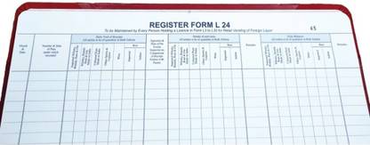 R K SALES R K Form L 24 Register, 100 Pages, Pack of 1 2-Part Record keeping Book
