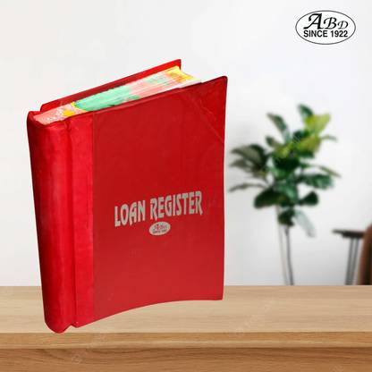 ABD Loan Library Register 100 Pages PACK OF 1 1-Part Loan Register 80GSM 1-Part Loan Register Record Book