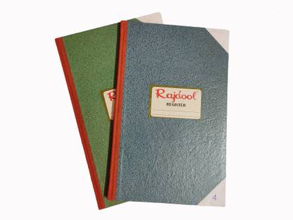 rekha binders Accounts Register Book NO4 (107pgs Combo 2pcs)) 1-Part Account Book Register