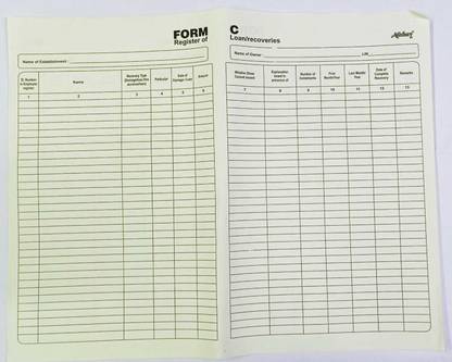 R K SALES R K Register for Loan Recoveries, 50 Pages, Pack of 1 Unit R K Register for Loan Recoveries, 50 Pages, Pack of 1 unit 2-Part Record Keeping Book