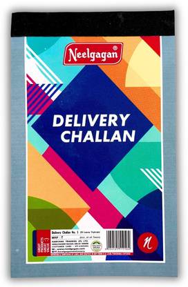 NEELGAGAN NEELGAGAN TRIPLICATE NO.1 WITH 2 CARBON INSIDE ( 100 RULED + 50 PLAIN ) DELIVERY CHALLAN NO.1 ( TRIPLICATE ) 2-Part Triplicate Book