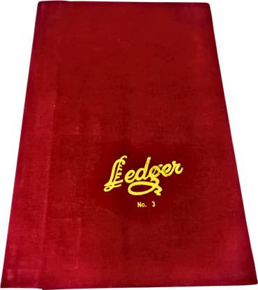 Wwc Long Ledger Book for Accounting with Index | Business Record Book Premium Quality Paper & Durable Binding | Register Book for Accounts 1-Part LEDGER BOOK