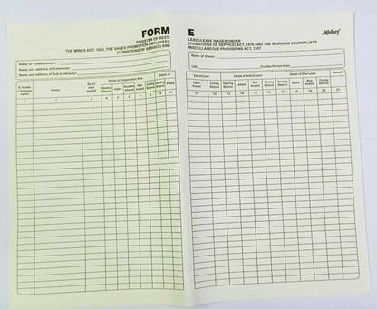 R K SALES R K Register for Leave Wages, 50 Pages, Pack of 1 Unit R K Register for Leave Wages, 50 Pages, Pack of 1 unit 2-Part Record Keeping Book