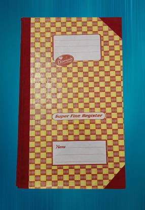 Preha The Smart Choice Cash Book With Kona Binding ( 120 Pages ) Ledger Paper Register Size 04 - 32 x 19.5 Cm 1-Part Record Keeping Book