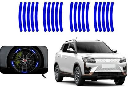 MOTORMANIA Xuv 400 7 mm x 0.09 m Blue Reflective Tape