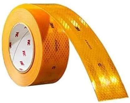 mnu 3M Self Adhesive Reflective Tape 50 mm x 10 m Yellow Reflective Tape