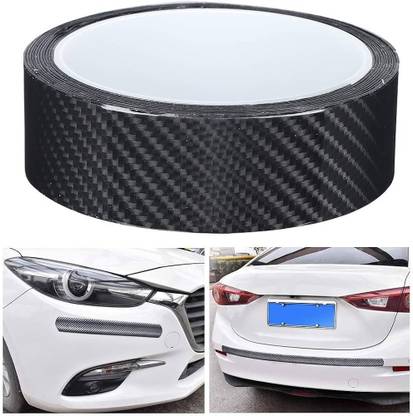 sysvaluestore SYS Protection Nano Tape for Car 5 mm x 5 m Black Reflective Tape