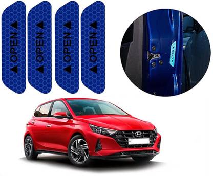 Auto E-Shopping Open Sticker Blue 105 25 mm x 0.03 m Blue Reflective Tape