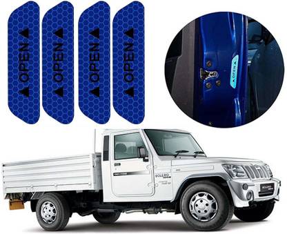 Auto E-Shopping Open Sticker Blue 102 25 mm x 0.03 m Blue Reflective Tape