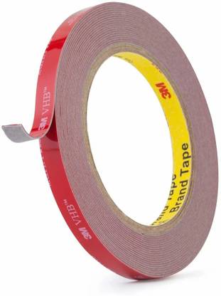 Campark 3M Double Sided Mounting Tape Waterproof Foam Tape for Car,Home, Office Decor 12 mm x 10 m Grey Reflective Tape
