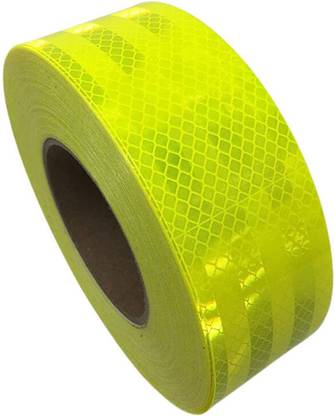AutoVision 24 Feet x 1 Inch High Intensity Grade Conspicuity Neon Green Reflective Tape 25.4 mm x 7.3 m Neon Green Reflective Tape