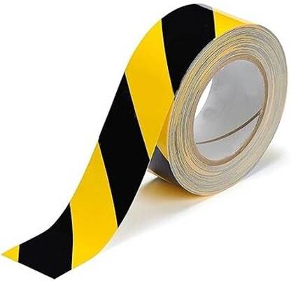 Rexmon Arrow Reflective Tape Waterproof High Visibility for Outdoor Vehicles Safety 50 mm x 5 m black, yellow Reflective Tape