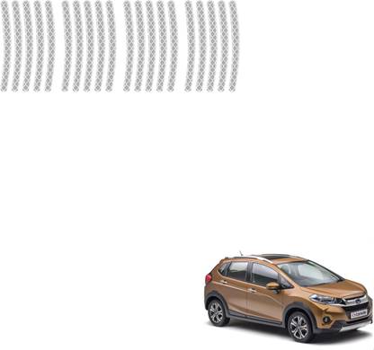 SEMAPHORE Car Tyre Reflective Stickers(White) For Honda WRV 1 mm x 9 m White Reflective Tape