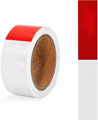 ALMURAT 170 50 mm x 5 m Red & White Reflective Tape