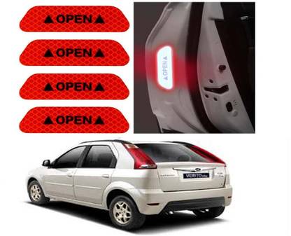 Auto E-Shopping Open Sticker Red 014 2.5 mm x 9.5 m Red Reflective Tape