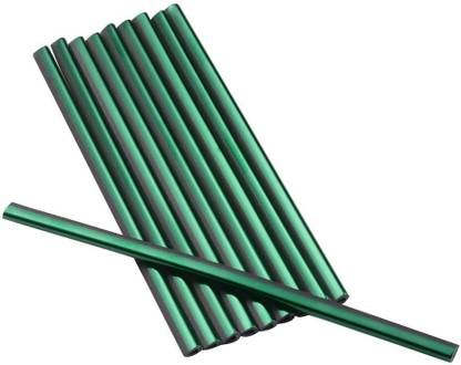 SVULINT Car Vent Decoration Strip, 10 Pieces Car Air Conditioner Vent Outlet Trim Strip 5 mm x 5 m Green Reflective Tape