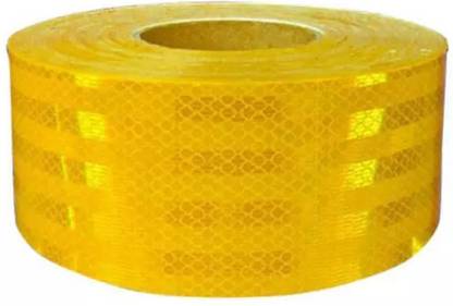 APICAL CAR IMPORTED 2 INCHES REFLECTIVE TAPE (YELLOW) 24 FT 50 mm x 7 m Yellow Reflective Tape