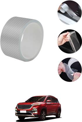 AYW Car High Quality Door Edge Guard Anti-Scratch Universal White Flexible Tape-137 50 mm x 10 m White Reflective Tape