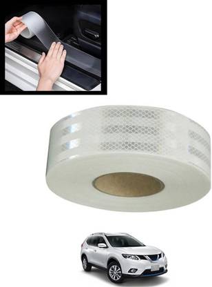 RKPSP White K5D Nano Anti Scratch Carbon Fiber Heat Resistant Flexible Tape-318 5 mm x 10 m White Reflective Tape