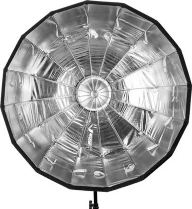 DIGITEK Beauty Dish Softbox DBDS-85, Collapsible Lightweight Bowen Mount with Diffuser Silver Reflector Umbrella