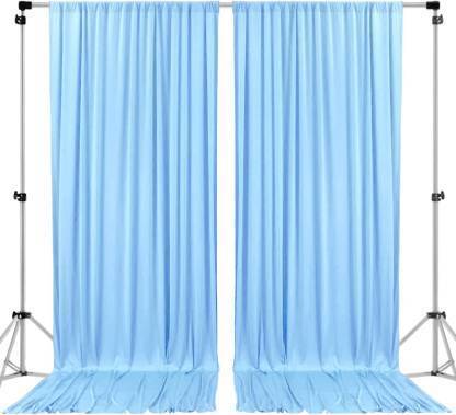 Vistook 4x8ft Sky Blue (pack of 2)Decoration Backdrop Curtain ound Wedding Parties Reflector