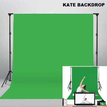 Kate green backdrop graphic photo shoot Reflector