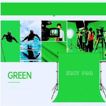 Kate 8 X 4 GREEN BACKDRP,BACKGRUND AND STUDI0 CURTAIN Reflector