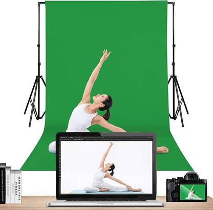 EDIT PRO 8x12ft Regular Green Background for Photography, Video, Gaming, Decoration Reflector