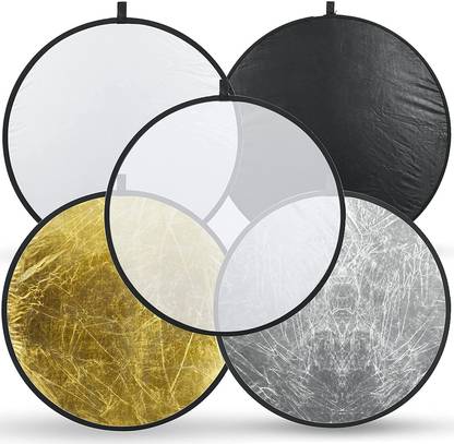eloies 43Light Reflector,5-in-1 Collapsible Portable Photography Videography Reflectors Reflector