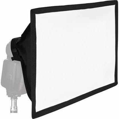 VTS Camera Speedlite Flash Softbox and Silver/White Card Reflector Diffuser Kit Reflector