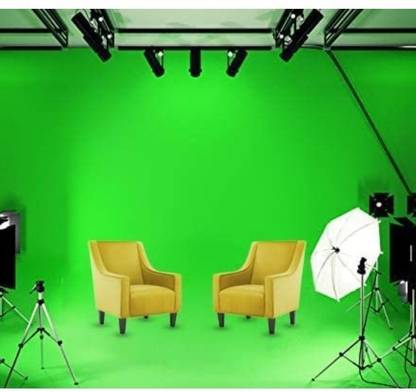 SNAPCLICK 8X20FT GREEN SCREEN BACKGROUND FOR VIDEO AND PHOTO, FILM MAKING Reflector