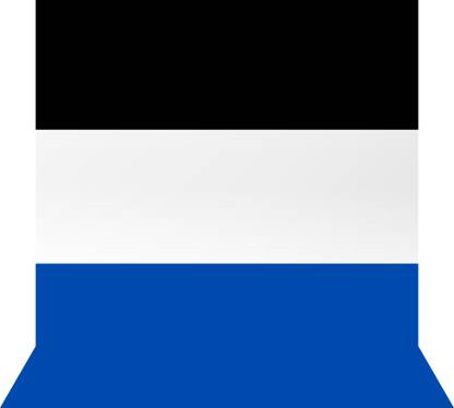 WINDROP 8x12ft Combined Black White Blue Backdrop Background for Photo Videos YouTube Reflector