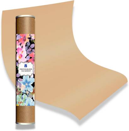 Royalkart PVC Photography Backdrop for Food, Small Product Photography,70cmx140cm, Cream Reflector