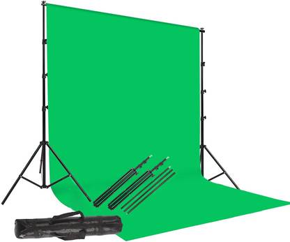 PICPRO Photography Backdrop Background Support Kit Foldable+Bag Stand KIT+Green Screen) Reflector