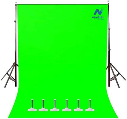 NEELITE 8x12ft Green Screen Background Premium Quality For YouTube Video Kinemaster VFX Reflector