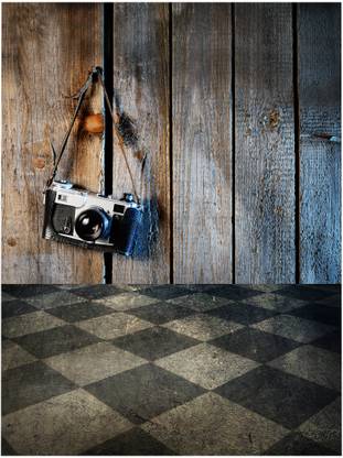 Lyla 1.5x1m Bar Wall Floor Studio Prop Photography Background Photo Backdrop Retro Wo Reflector