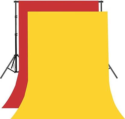 BOLTOVE 8X10Ft. Red & Yellow Backdrop Background for Photography, Photoshoot Reflector