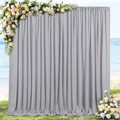 Pari 4X10 ft Grey SET OF 2 Screen Background Backdrop Indoor Outdoor YouTube Videos Reflector