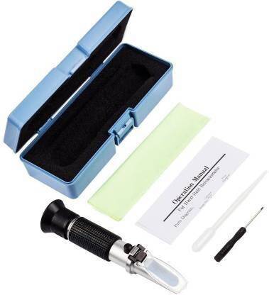 Real Instruments Erma Handheld Refractometer Brix 0-32% Measuring Sugar Content Tester Hydrometer Manual Handheld Refractometer