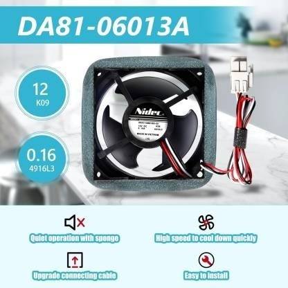 shoptron NIDEC U92C12MS1B352, PS9603956, AP5914786 92mm Refrigerator Evaporator Fan Refrigerator Compressor