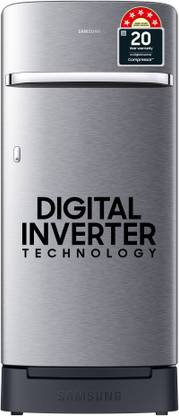 Samsung 189 L Direct Cool Single Door 5 Star Refrigerator with Base Drawer  with Digital Inverter