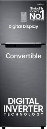Samsung 236 L Frost Free Double Door 3 Star Convertible Refrigerator  with Digital Inverter and Display