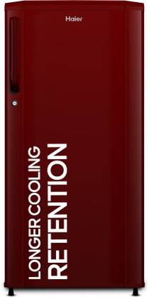 Haier 175 L Direct Cool Single Door 2 Star Refrigerator  with DEFT TechnologyLarge Vegetable Box