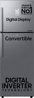 Samsung 236 L Frost Free Double Door 2 Star Convertible Refrigerator  with Digital Inverter and Display